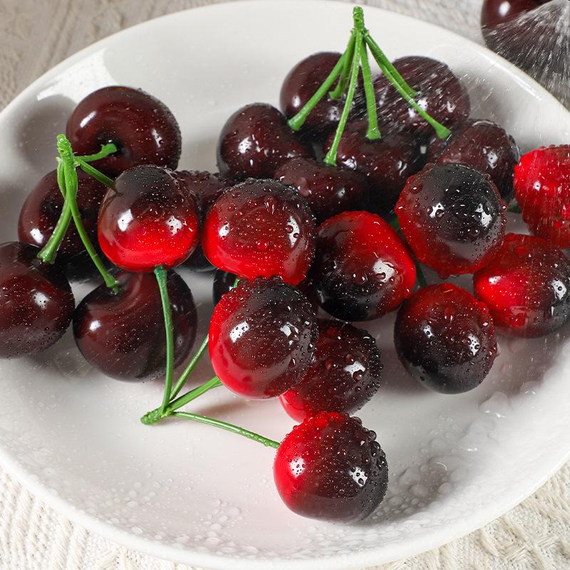 Decorazioni Frutta in Schiuma Ciliegia: Accessori Morbidi da Interno per la Casa, Ornamenti per il Soggiorno
