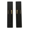 Bedroom Lock Set Household Interior Room Toilet Silent Aluminium Alloy with Handle Black Gold