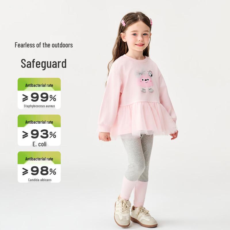 SNOOPY Girls' Long Sleeve Top & Leggings Set