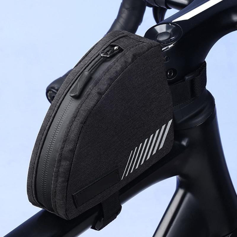 Detachable Bike Frame Bag Removable Strap Handlebars Bag Rainproofed Bicycles Bag Commuters Bike Accessories