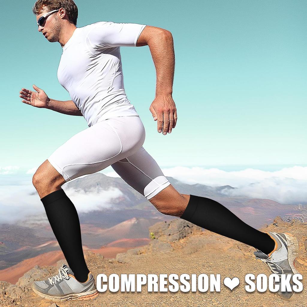 Compression Socks Small Dots Stripe Candy Color Varicose Vein Nurse Sports Running Calf Pressure Stockings Protect Feet Support
