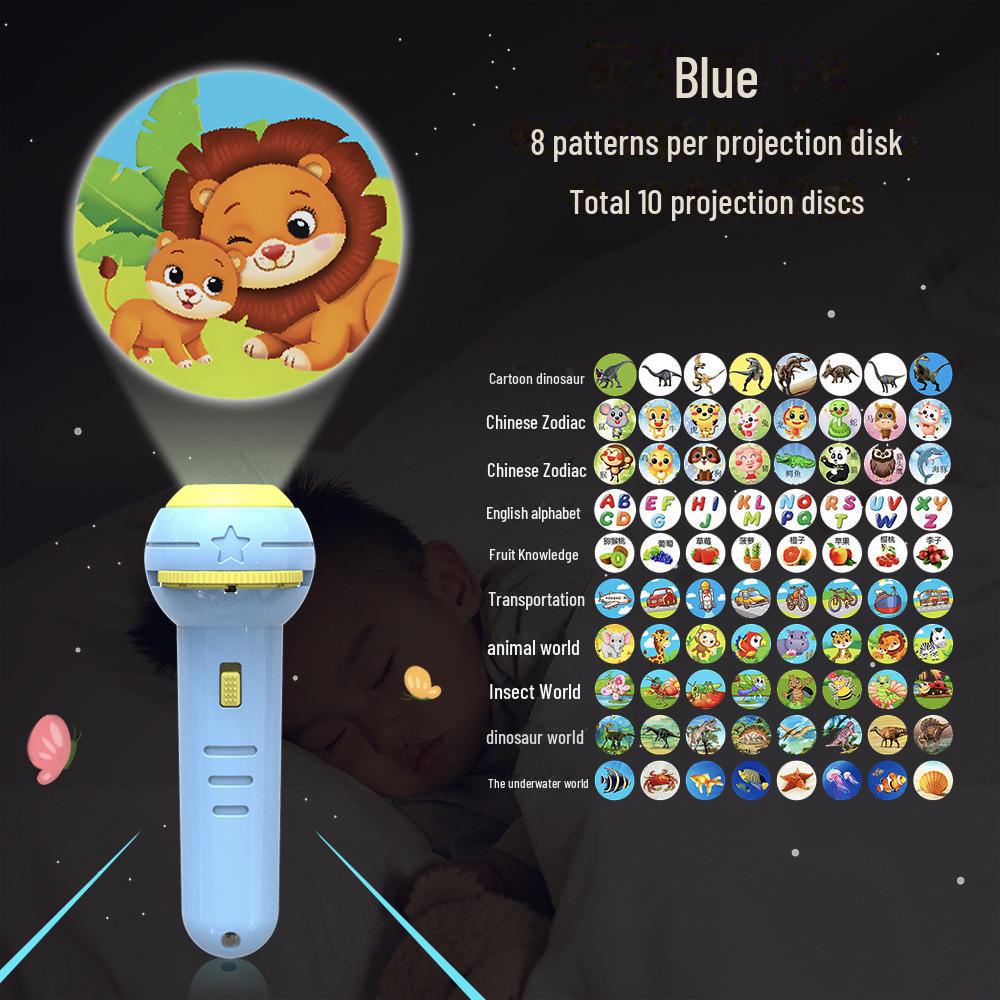 

Детский развивающий игрушечный проектор-фонарик