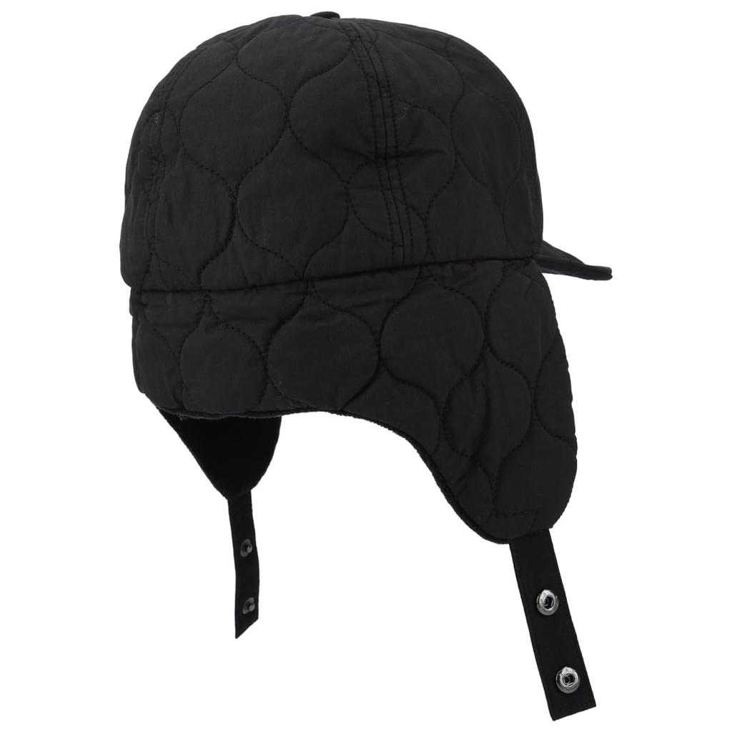 Basic Enchi Onion Quilting Short Flap Cap Hand Washable Outdoor Umpire Flap Cap A cap that can be fully washed for easy Quilted fleece lining with ear