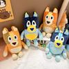 Cute Family Dog Plush Doll Set, Lovely Cartoon Puppy Stuffed Toy, Kids Gift Home Decor Ornament