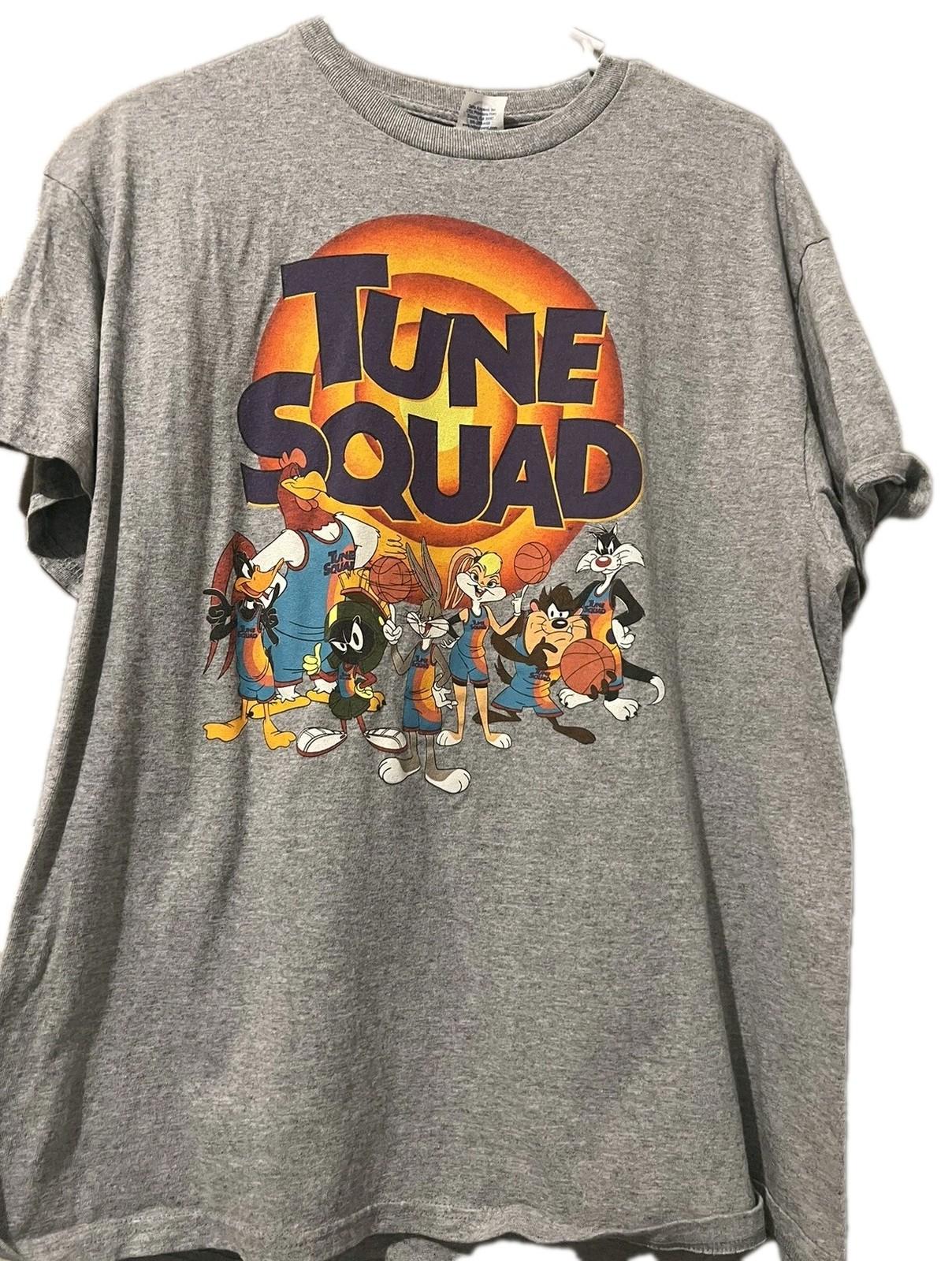 Space Jam Tune Squad A New Legacy Looney Tune Gray Men s Size Large Unisex T-Shirt XL
