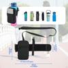 Water Bottle Pouch Sleeve with Pocket Reusable Outdoor Cups Carrier Bag Phone Holder for Earphone
