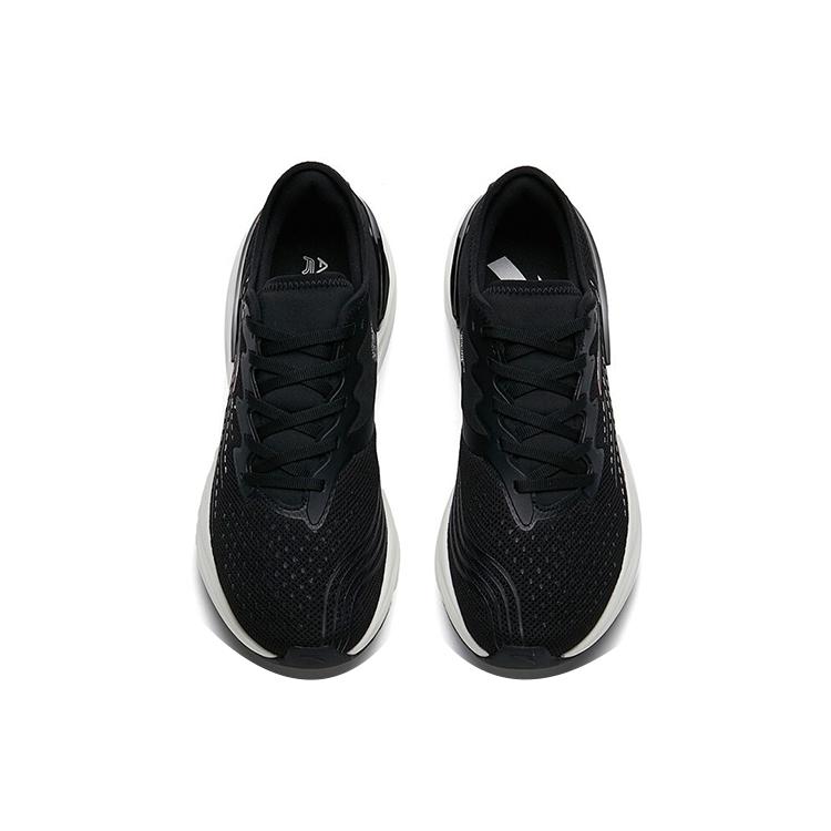New Anta Tron 2.0 Cushioning Anti Slip And Wear Resistant Low Top Running Shoes Women's Black White 122215586-1