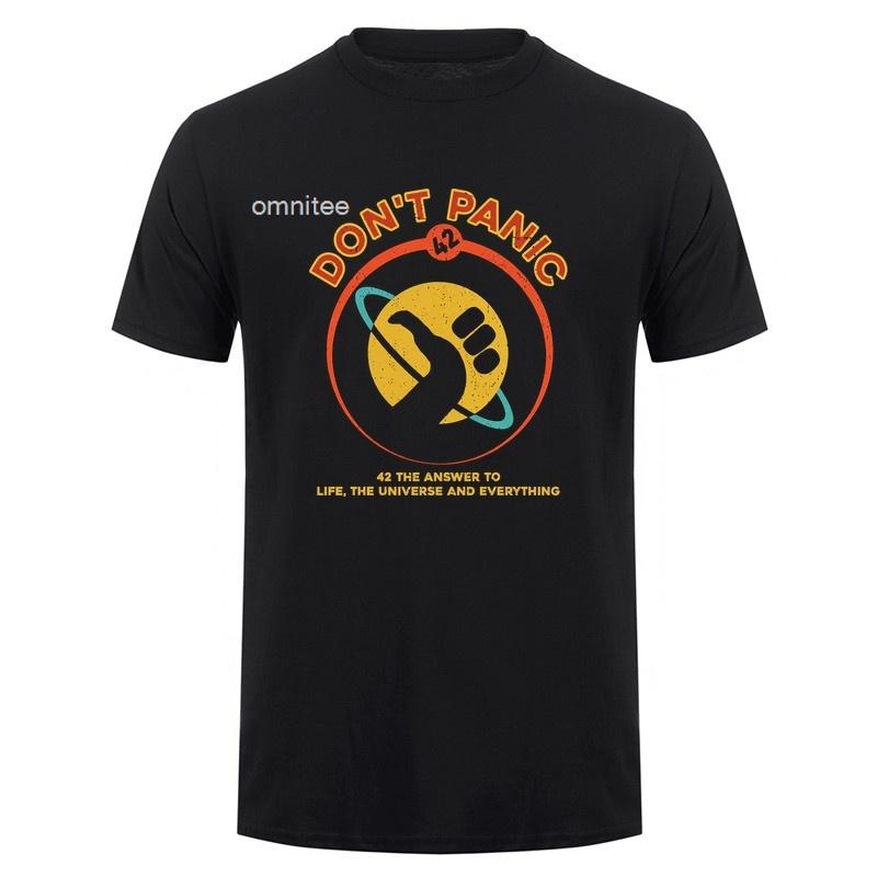 42 Answer To Life The Universe and Everything Dont Panic TShirt The Hitchhikers Guide To the Galaxy T Shirt HJ127