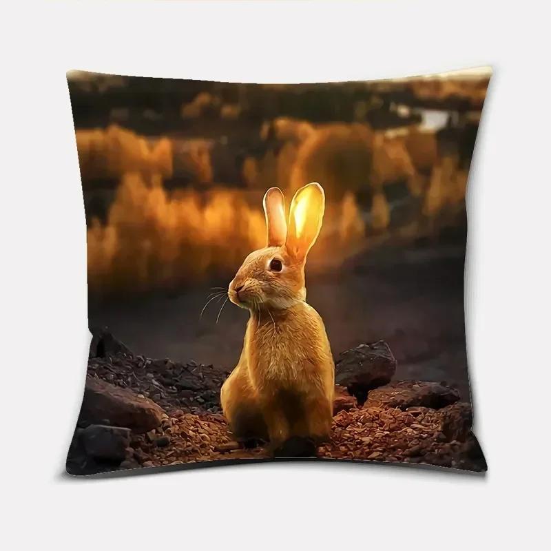 Animal Pillow Series Deer Penguin Fox Pillow bedroom Study Room Sofa restaurant seat balcony rocking chair pillow sleeve