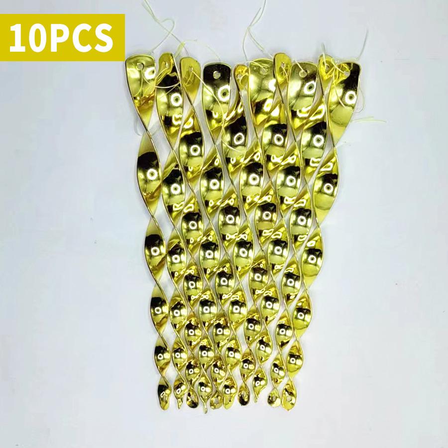 10-Piece Rotating Reflective Bird Repellent Rods for Gardens and Orchards