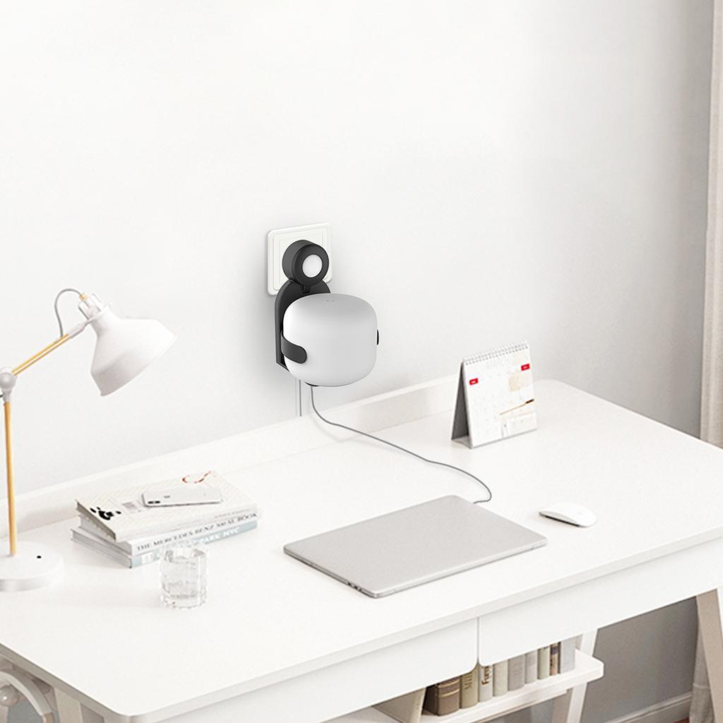 Black Wall Mount Holder Stand for Google Nest WiFi Router Point 2nd Generation Stylish and Practical