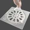 10/50Pcs Disposable Hair Drain Stickers Upgrade Shower Drain Cover Hair Catcher Bathroom Protector Mesh Floor Drain Stickers