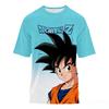 Summer Dragon Ball T Shirt Kids Tops Tee Anime Figures Son Goku Super Saiyan T-shirt Boys T-shirts Children Clothes Short Sleeve