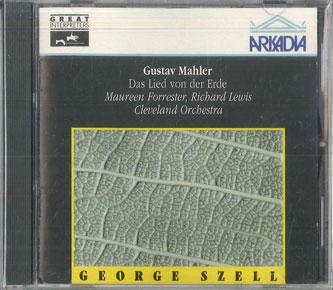 

CD GEORGE SZELL Das Lied Von Der Erde Cosi Fan Tu CDGI745 ARKADIA 1991 Italy Classical Used