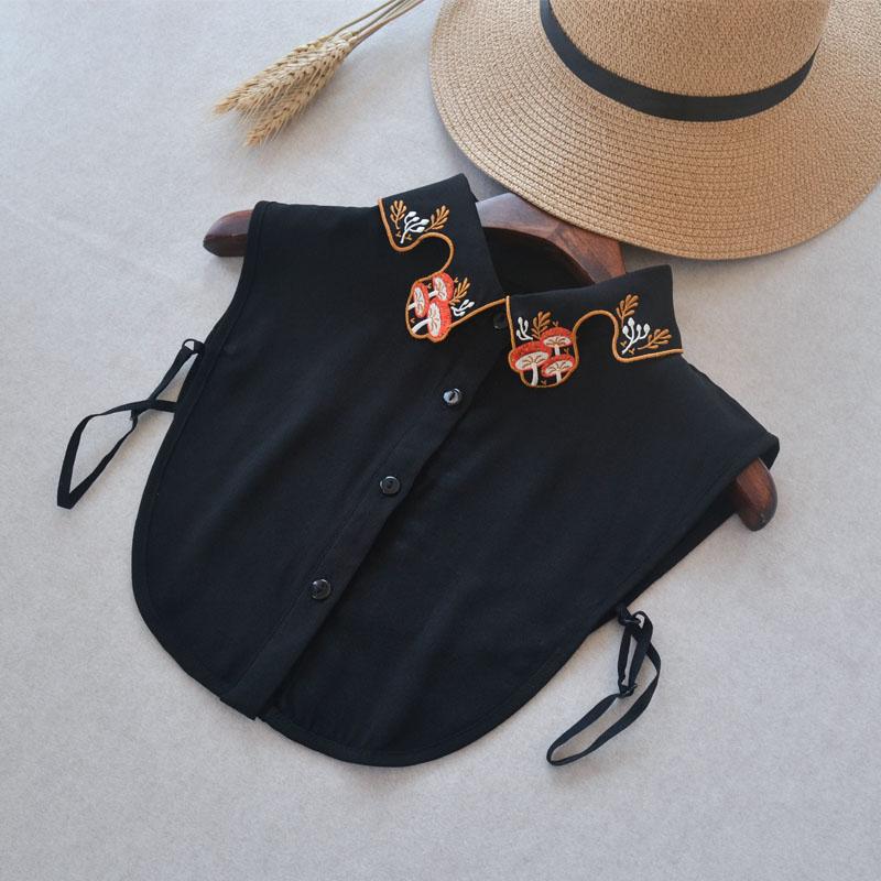 Female Half Shirt Detachable Collars for Womens Sweater Blouse Tops Shoulder Fake Collar New Design False Collar Ties