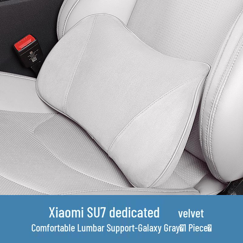 Anpassbares Xiaomi SU7YU7 Auto-Kopfstützkissen - Weiches Wildleder Nackenstütz-Zubehör