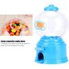 Plastic Mini Gumballs Dispenser, Portable Children Candy Machine Mini Money Deposit Box Kids Kindergarten Gift(blue)