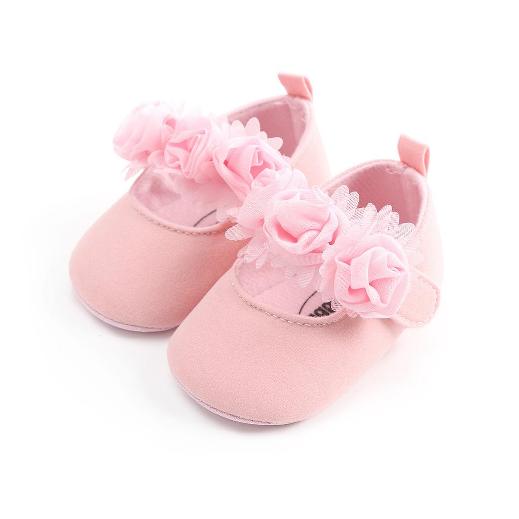 MYGGPP Bright Rose Dětské boty Boty pro princezny Boty pro batole Model s podrážkou z měkké spodní tkaniny