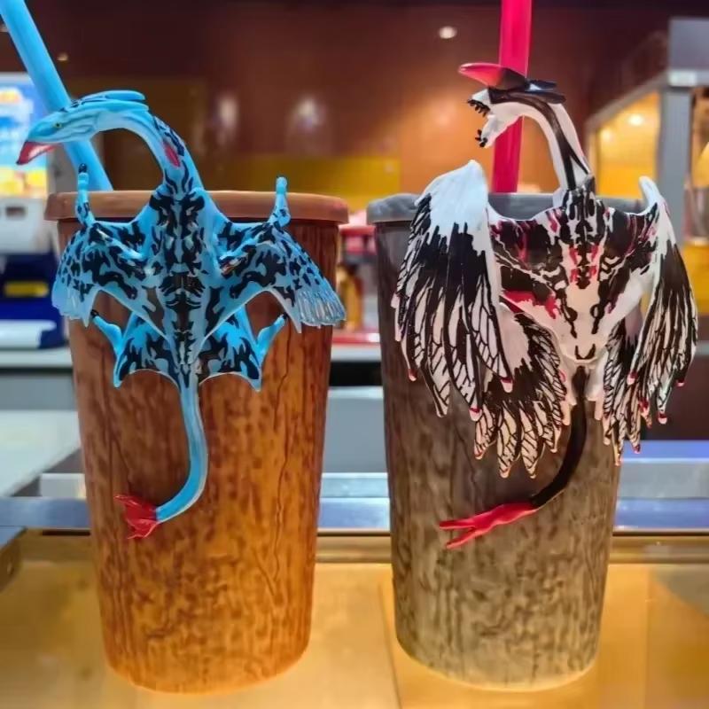 

In Stock Genuine Avatar 3: Fire And Ashes Peripheral Water Cup Ikaran Pterosaur Nightmare Doll Cup (No Straw Cup) Popcorn Bucket Genuine