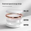 Portable Orthodontic Retainer Storage Box with Mirror