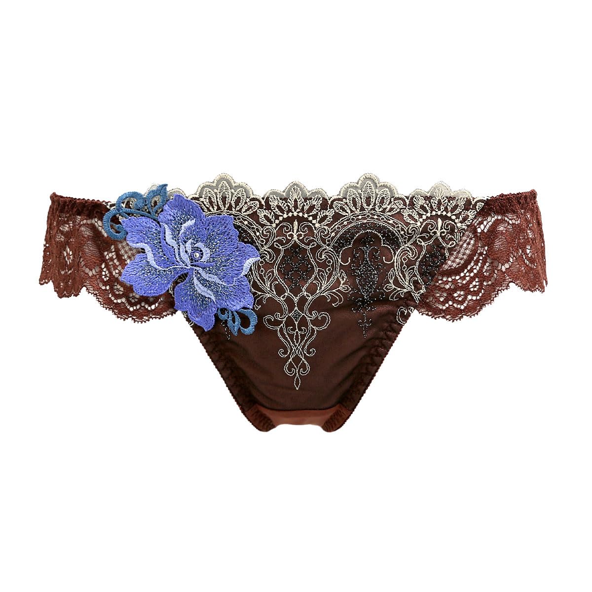 

Himiko 016 Series Shorts Thong Tanga M L Lingerie [himico] T-back (BR-Brown, L)