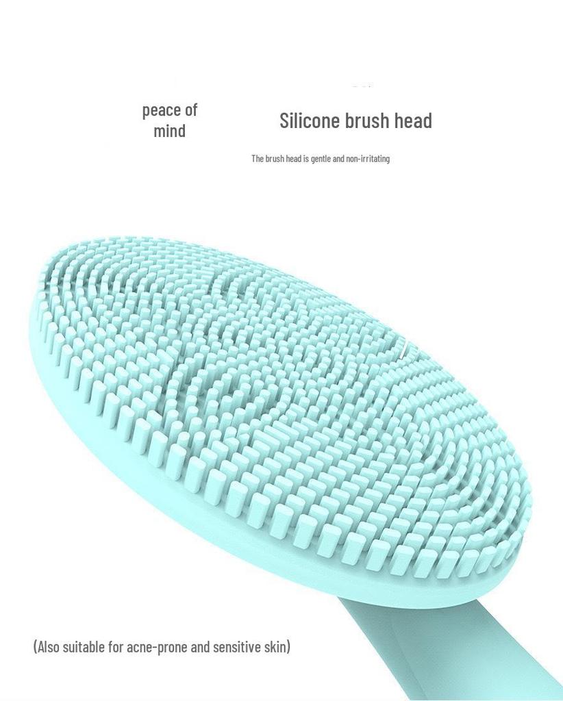 Silicone Waterproof Electric Facial Cleansing Brush for Women
