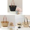 Straw Hat And Bag Set With Sun Protection For Outdoor Travel Casual Summer Adults