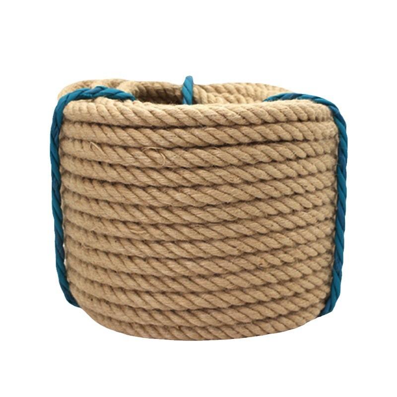 Natural Jute Rope Twine Rolls Rope Hemp Twisted Cord Macrame String Pet Scratching Handmade DIY Craft Decoration