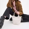 Coach Hanna 17 Magnetic Closure Logo Leather Bucket Bag Women Handbags Chalk-White CR168-IMCHK