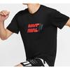 Nike Dri-Fit Legend Logo Print Short Sleeve T-Shirt Men Tops Black CT6471-010