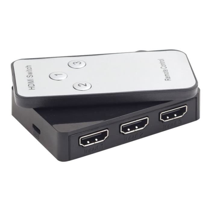 Commutateur Vidéo-audio - Cablexpert - DSW-HDMI-34 - 3 X HDMI - Noir - Ordinateur De Bureau