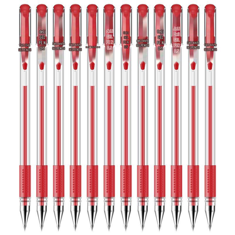 Deli 6600ES-L 0.5mm Quick-Dry Bullet Tip Gel Pen