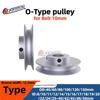 PU Round Belt Pulley 10mm Round Belt Single Groove V-O Belt Pulley Aluminum Alloy Motor Single Spindle Transmission Wheel