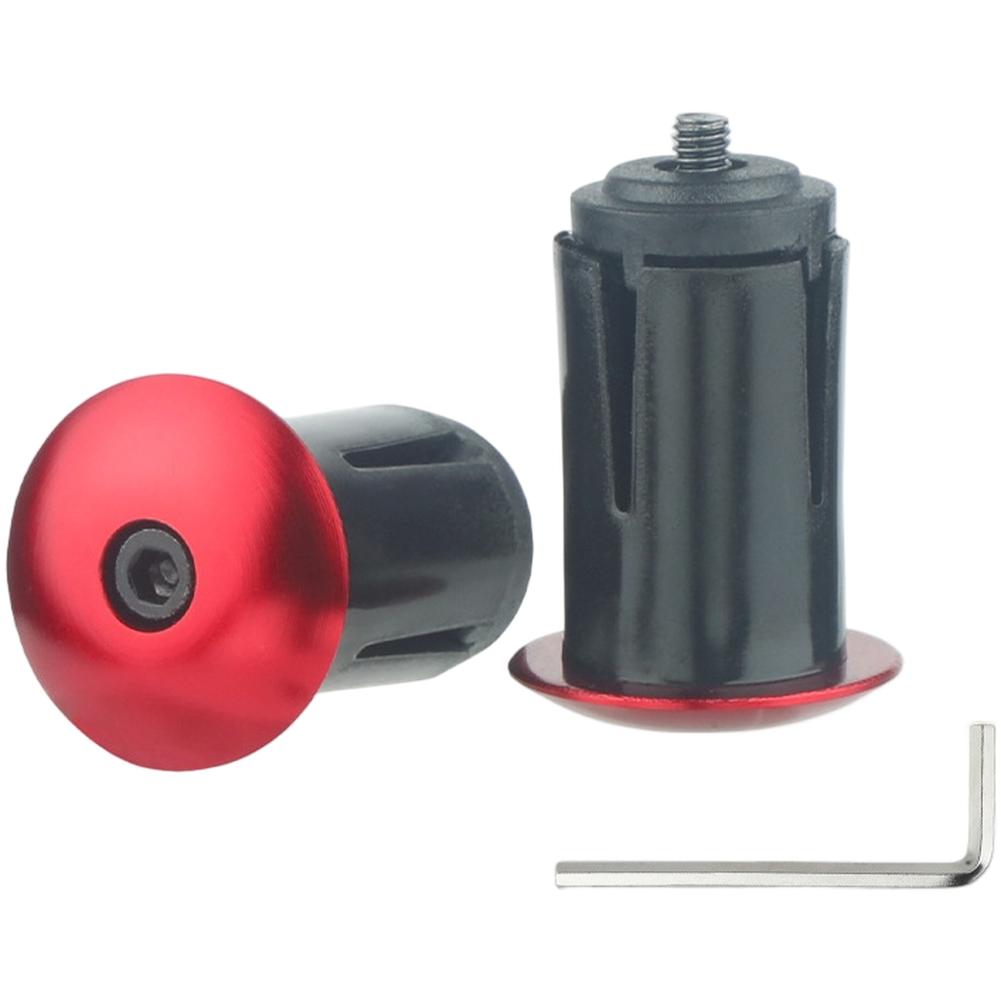 Aluminum Alloy Handlebar Bike Bar Ends Mountain Road Bike Parts красный