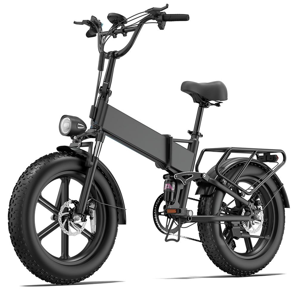 Electric Bicycle Foldable Urlife T5 20" Tire 750W Motor City Electric Bike For Adult 7 Speed Dual Disc Brakes 48V 13AH Max Load 120Kg