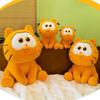 Cute Garfield Cat Plush Toy Sitting Version Wholesale Girls Doll Cartoon Doll Bed Pillow