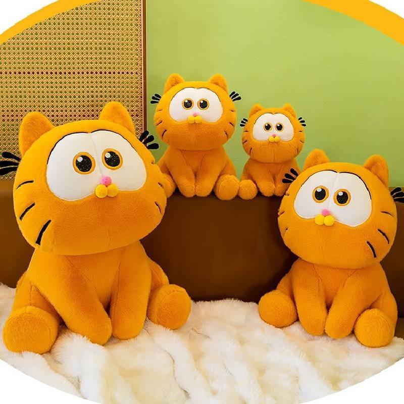 Cute Garfield Cat Plush Toy Sitting Version Wholesale Girls Doll Cartoon Doll Bed Pillow