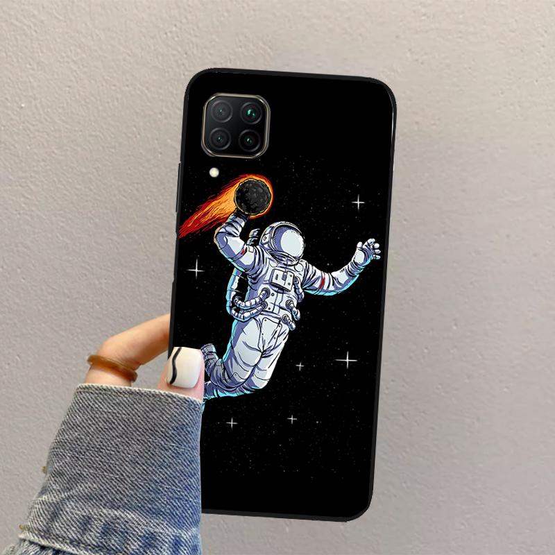 

Astronaut Soccer Basketball For Huawei Nova Y70 Y90 Y60 Y73 Y72 Y61 Y91 12s 12i 11i 8i 9 10 SE P40 Lite P60 P30 Pro Case Huawei Nova 5T