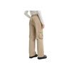 FILA Fleece Woven Casual Versatile Multi-Pocket Cargo Pants Women pants Beige F11W519801FBG