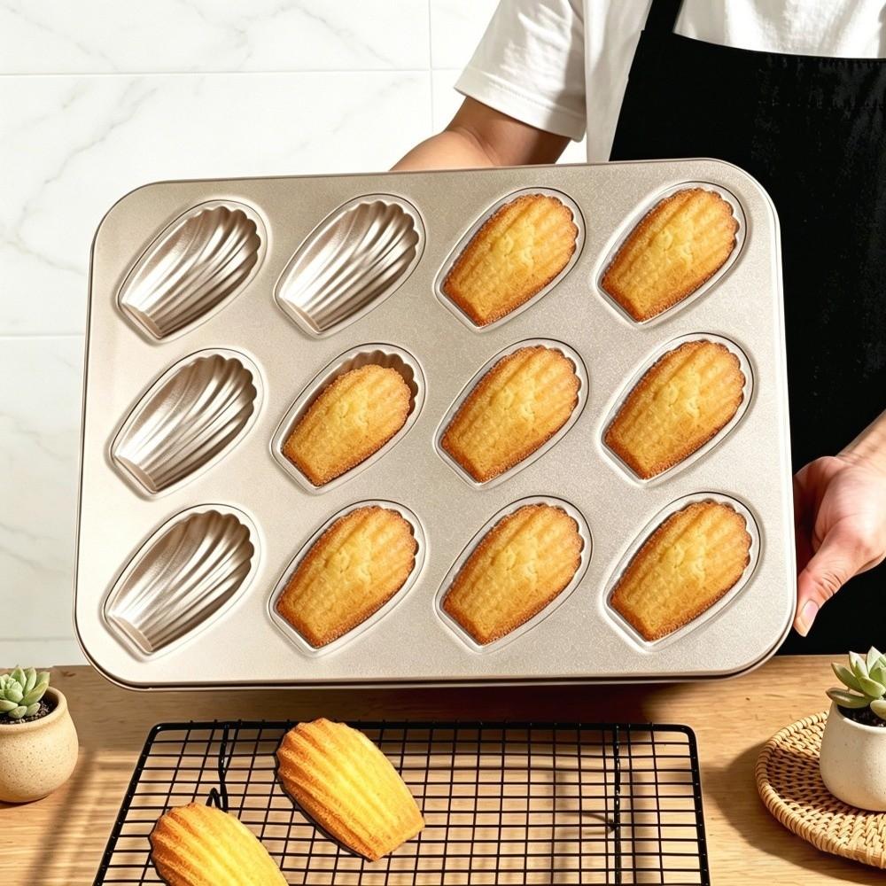 Carbon Steel Muffin Pan Non-Stick Cupcake Mold Creative Dessert Mold Home Oven