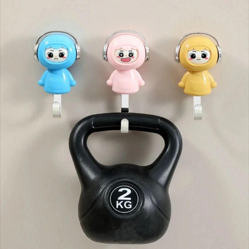 No Hole Face Changing Hook Cute Style Organization Hooks Wall Mount Decorative Hooks  Home Decor