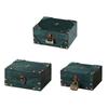 Elegant European Wood Suitcases Spacious Handheld Travel Trunk for Collector and Enthusiasts Daily Casual Use