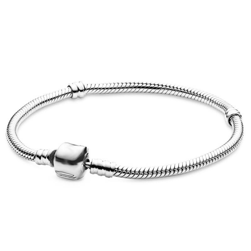 Heart Snake 925 Chain Bracelet Flower Tree Clasp Femme Love Bracelet Decoration Bangle Trinkets For Women Jewelry Gift