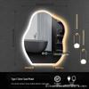 Irregular Shape LED Vanity Mirror: Wall-Mounted, Luminous, Smart Cloud Bedroom Makeup Mirror with Lights