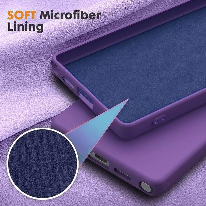 Silikonhülle - BOOLING - für Samsung Galaxy S26 Ultra - Schlank Flexibel - 2 Gehärtete Gläser - Violett