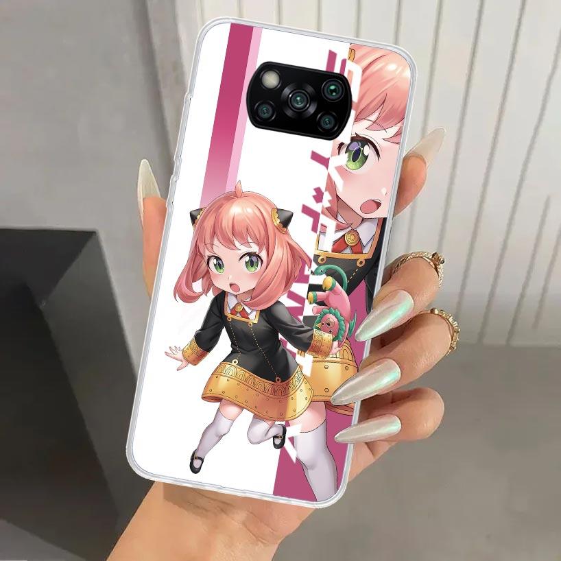 Anime Spy Family Anya Phone Case for Xiaomi Poco X5 X6 X7 Pro F7 Ultra M7 Redmi 15 15C 13 13C 12 12C 10 10A 10C 9 9A 9C 9T Shell