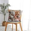 Christmas Kittens (7) Pillow Case  Soft Pillow Cover For Couch Sofa Bedroom Fashion Pillowcases