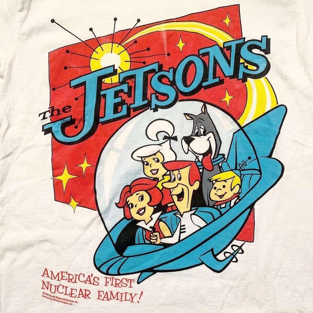 1990s The Jetsons Cartoon T-shirt Cotton Tee For Men Women Unisex T-Shirt S