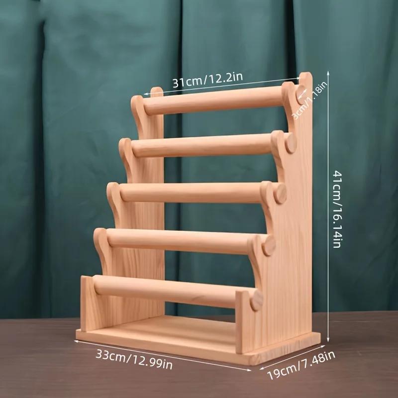 Solid wood bracelet display frame bracelet  jewelry watch frame jewelry frame hair ring head rope storage rack