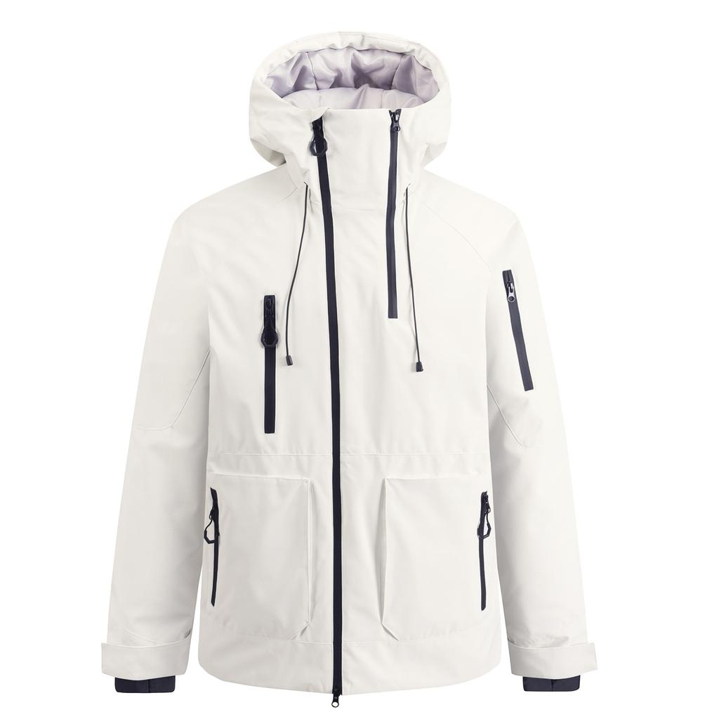 Outdoor Ski Jacket for Men and Women Snowboard Coat Breathable Warm Insulation Sport Skiing Jackets Unisex Windproof Waterproof Snow Jackets with Hood